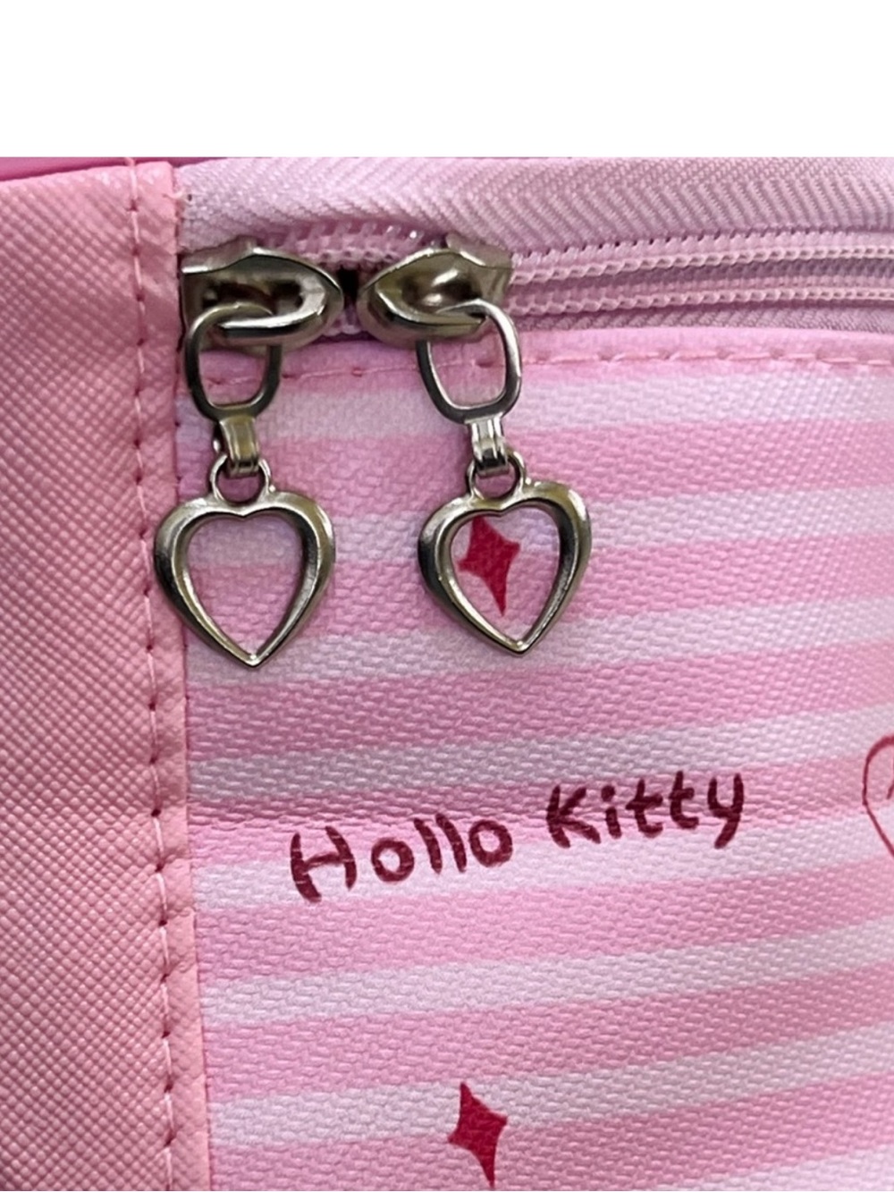 Hello Kitty Pink bundle, makeup bag, hello kitty zip around wallet hand mirror. - Picture 5 of 7